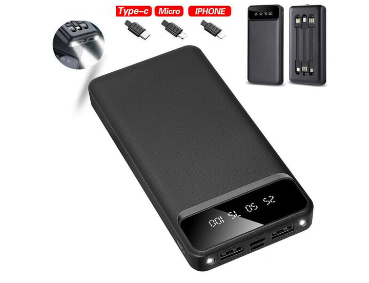 6000mah Mobile Power Bank Mobile Phone Backup Battery Convenient Charging UK