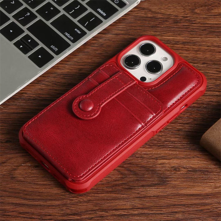 Leather Card Flip Stand Phone Case Cover