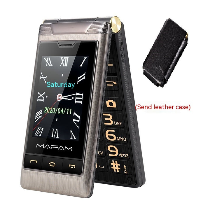 Full Network Connectivity Dual Screen Flip Cover Elderly Machine Backup Machine