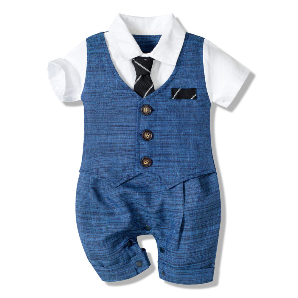 Baby romper vara vara nou în stil masculin