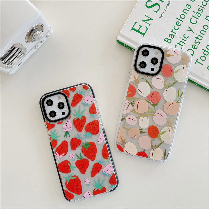 Strawberry Flower Fashion Personality Phone Case