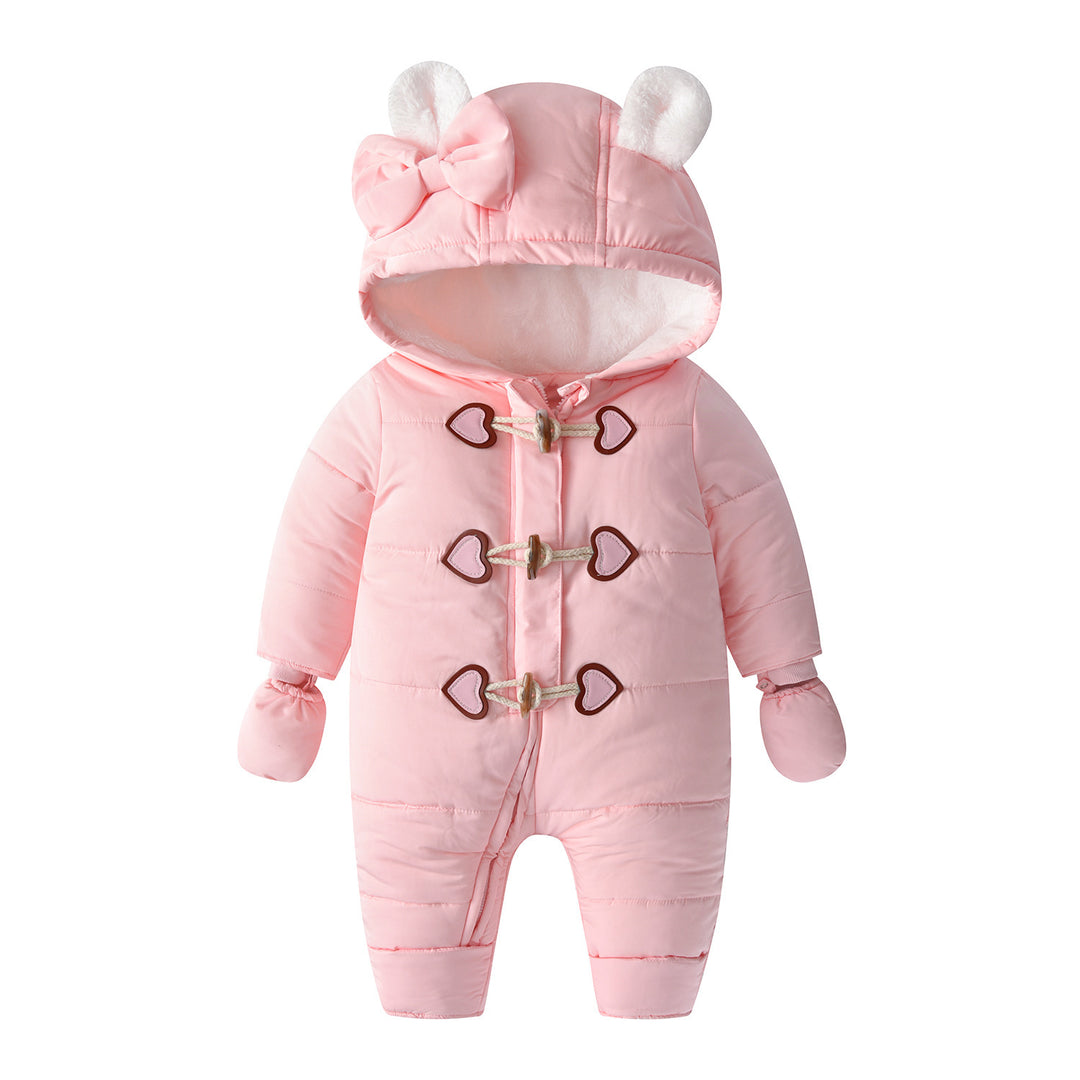 Baby Onesie Horn Buckle Hayi Baby Crawling Costum