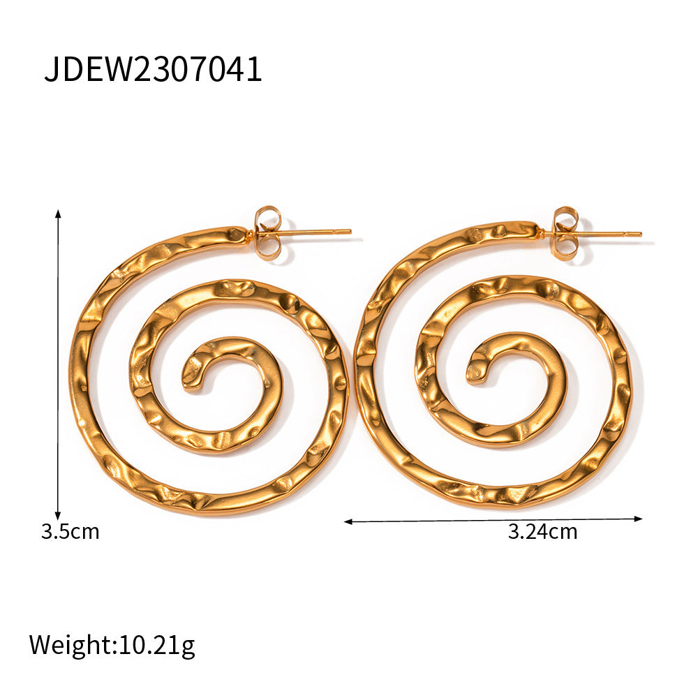 Women's Fashion Mosquito Coil Geometric Earrings