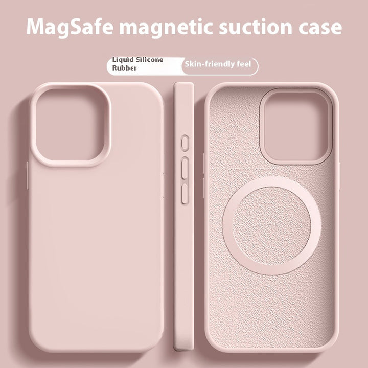 Phone Case Magnetic Liquid Silicone