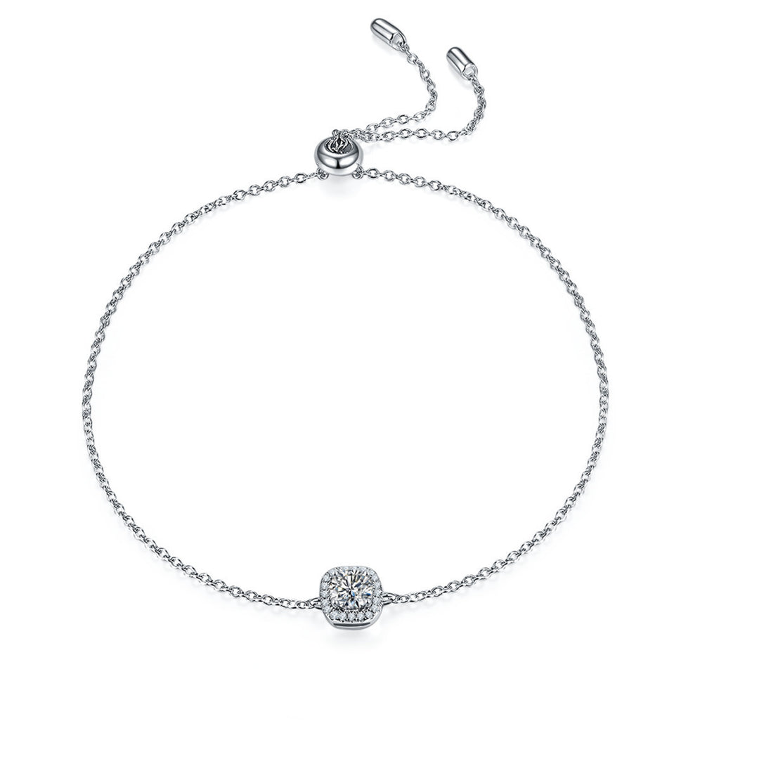 Brățară simplă în stil inse 925 Sterling Silver Diamond Sweet Cool