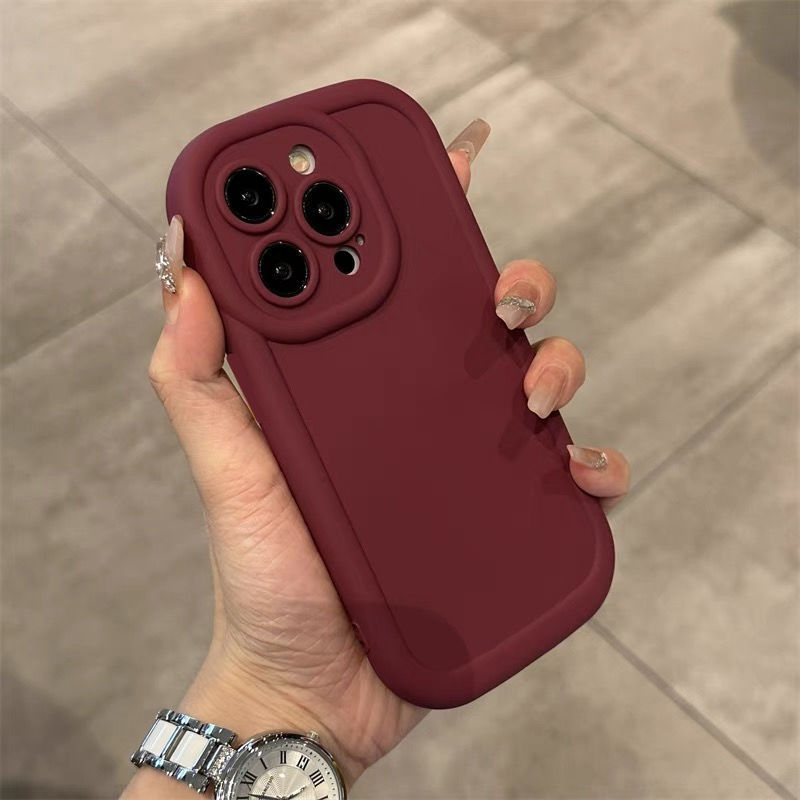 Simple Solid Color Anti Drop Premium Phone Case