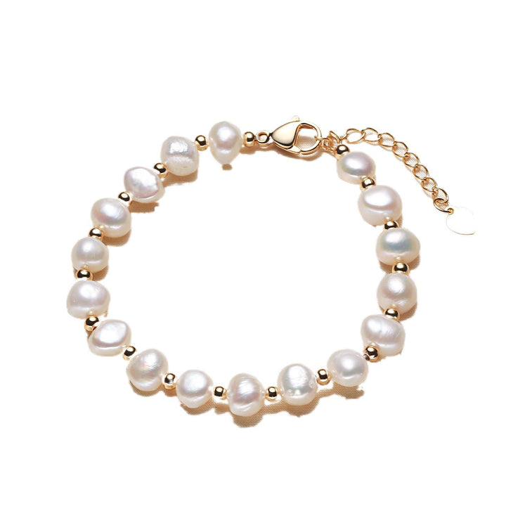 Women's Casual Fashion Freshwater Shaped Pearl Bracelet