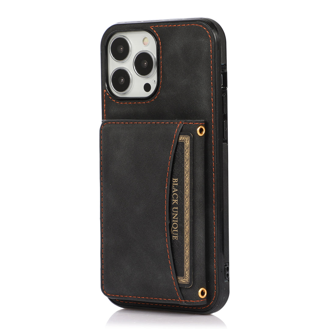 Leather Card Protection Sleeve Phone Case