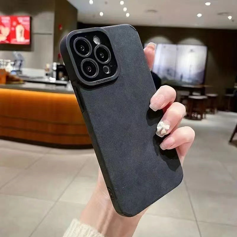 Korean Style Suede Drop-resistant Phone Case