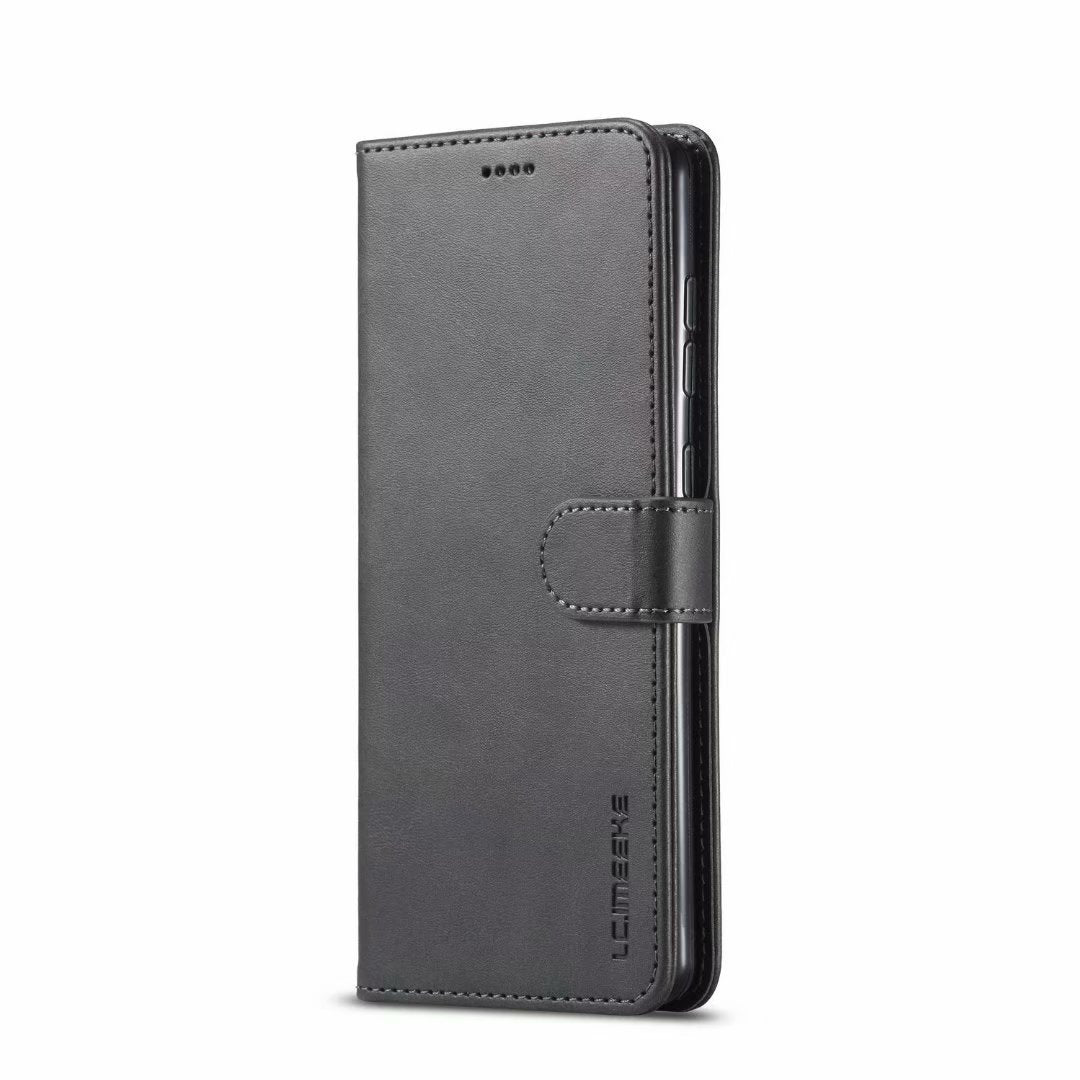 Leather Magnetic Calf Pattern Leather Case