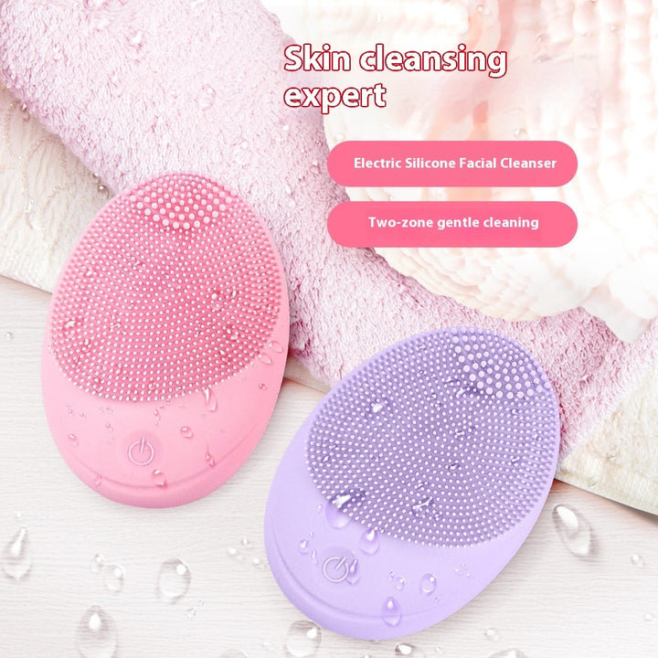 Beauty Face Wash Massage Instrument Electric Silicone Cleansing Instrument