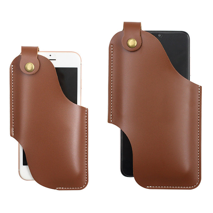 Leather Waistband Portable Mobile Phone Pocket