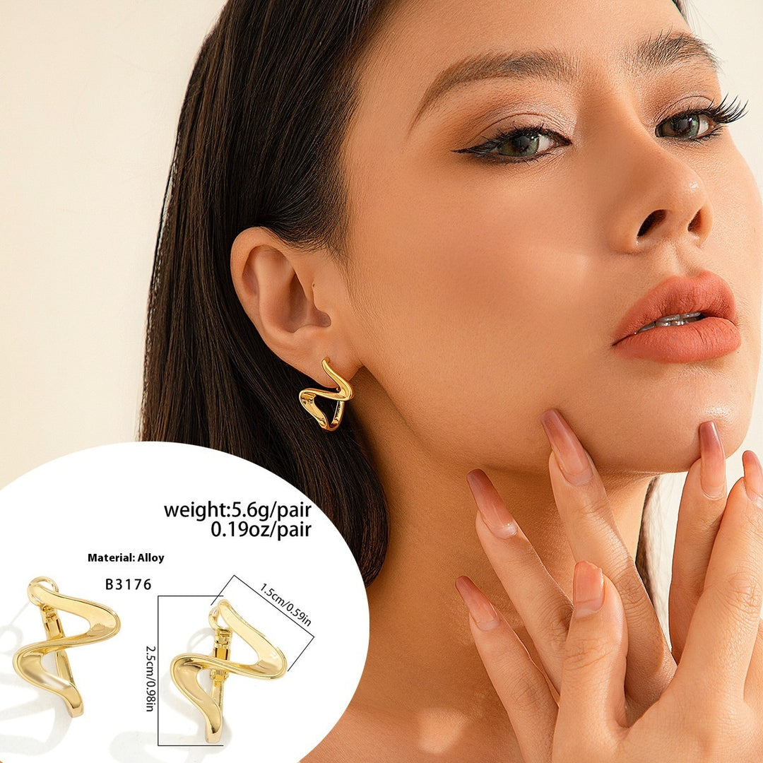 Women's Irregular Twisted Earrings