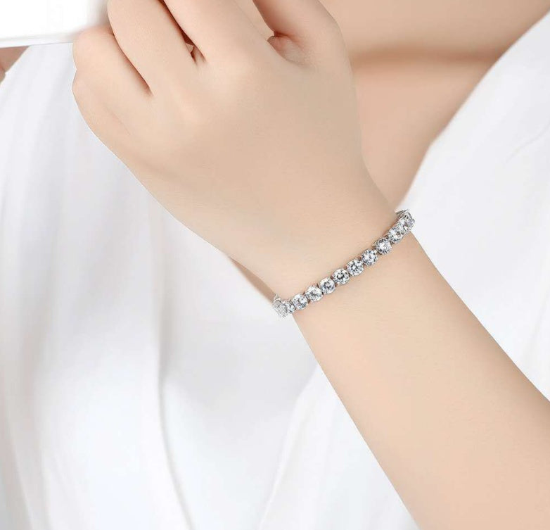 Cubic Zirconia Tennis Bracelet & Bangles For Women Christmas Gifts New Fashion Lady Jewelry