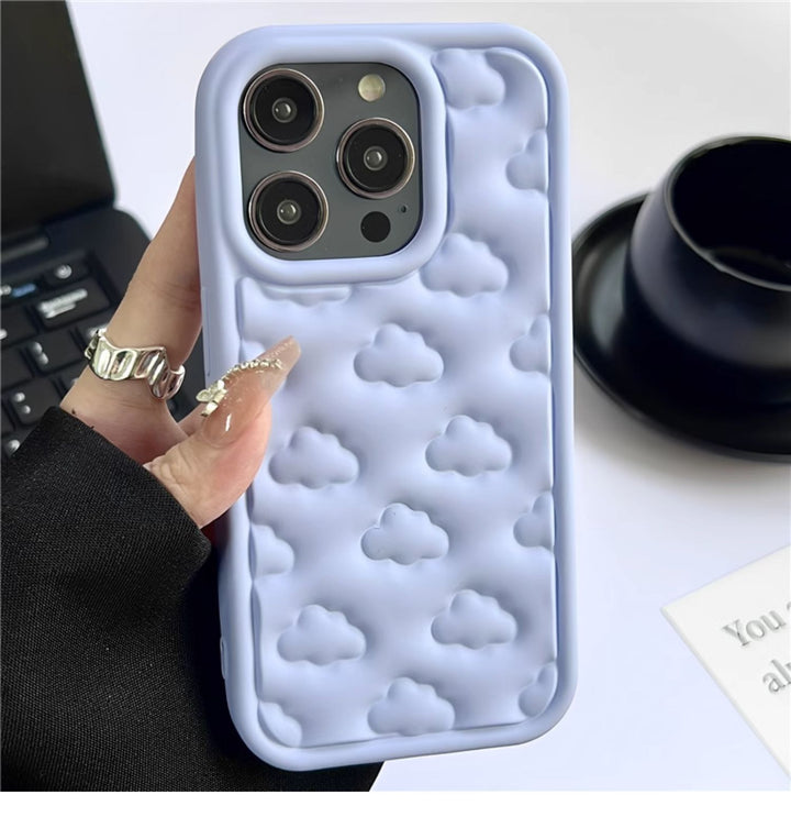 Hand Oil Three-dimensional Cloud Phone Case