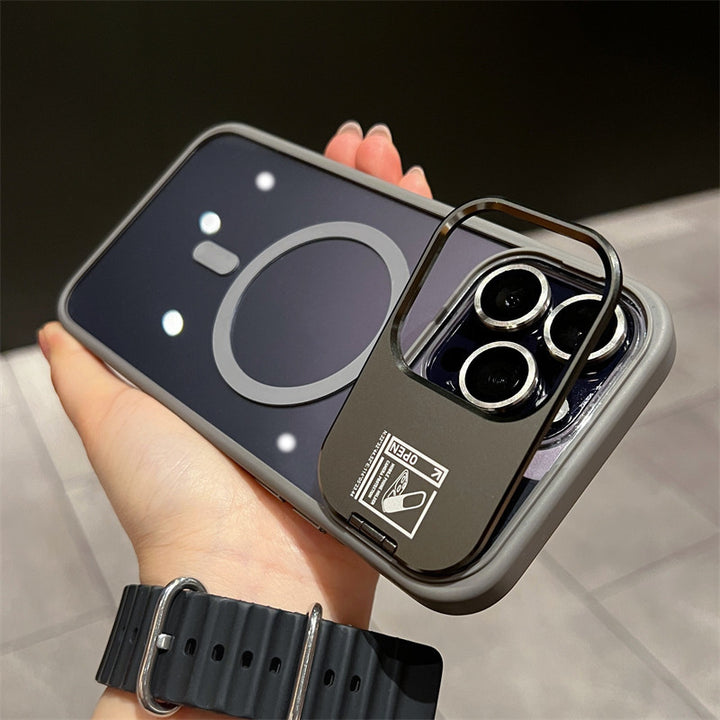 Invisible Multi-Dimensional Holder Case Magnetic Suction With Lens Film