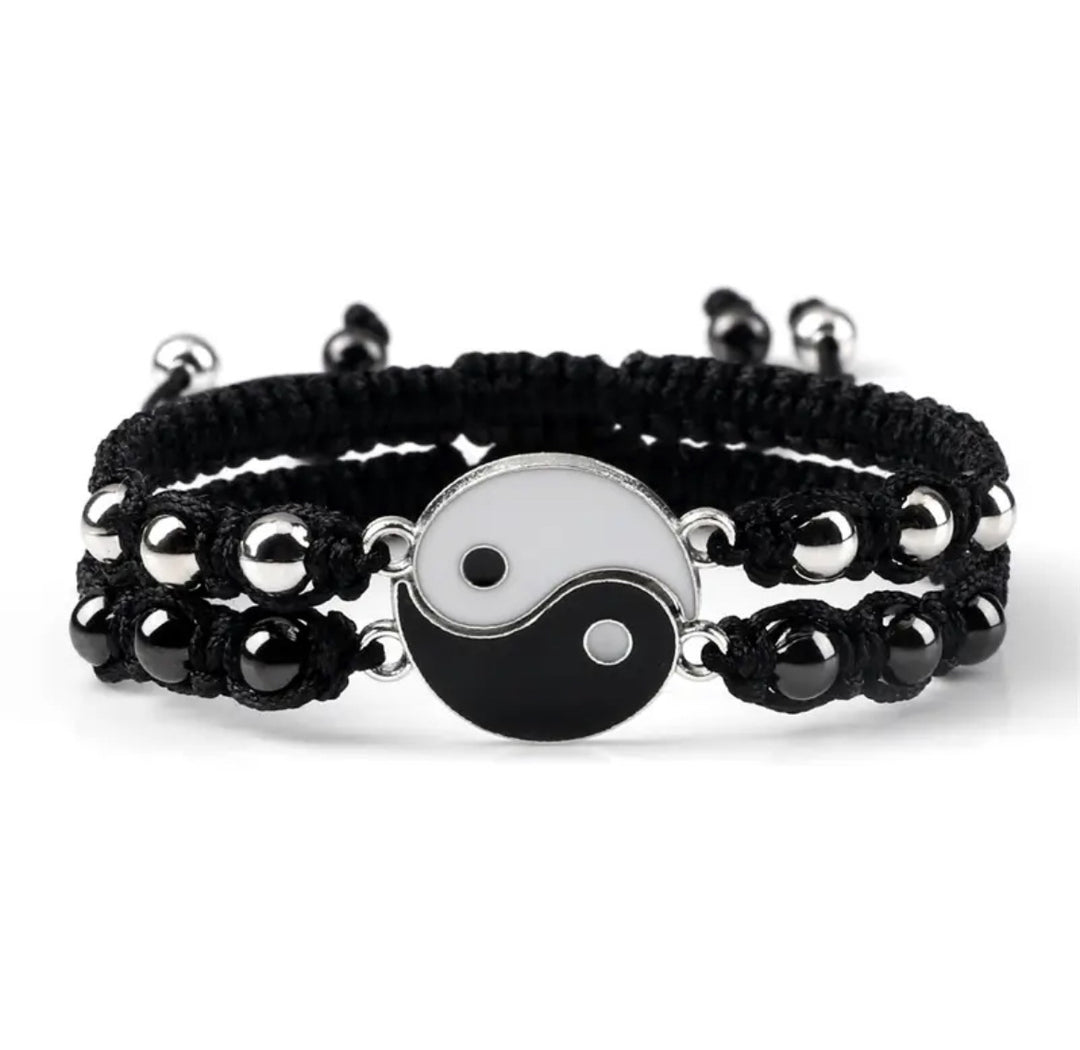 New Magnet Taiji Dragon Totem Yin And Yang Fashion Bracelet