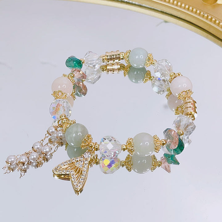 Crystal Mermaid Tail Bracelet Heavy Industry Design