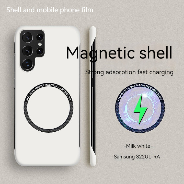 Ultra-thin Frameless Magnetic Wireless Charger Drop-resistant Soft Protective Case