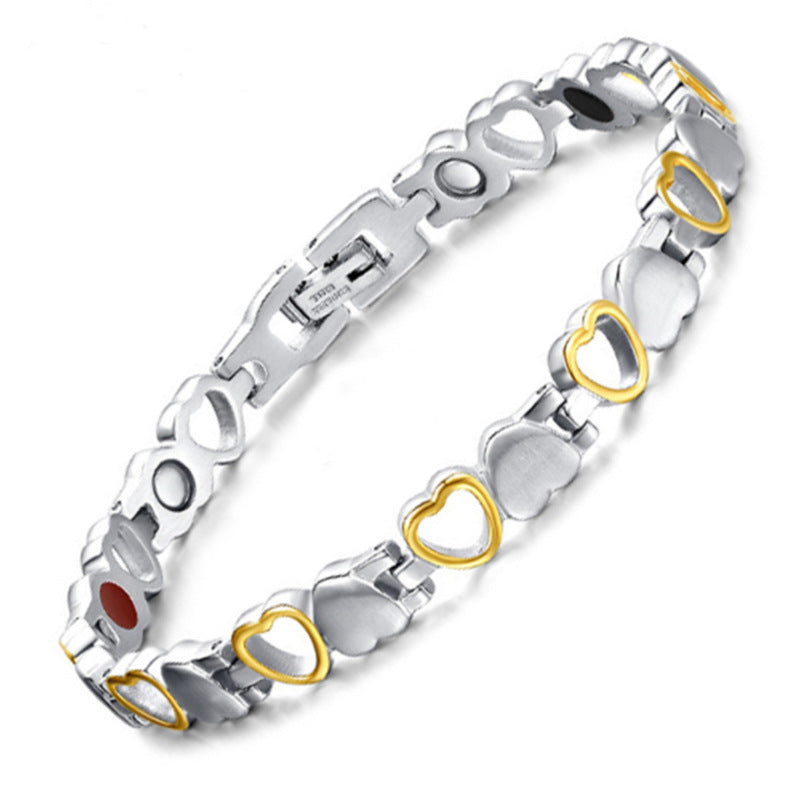 Titanium steel magnet bracelet