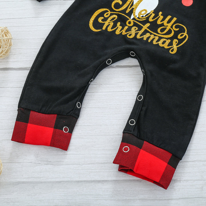 Children's Christmas Kids Long Sleeve Romper