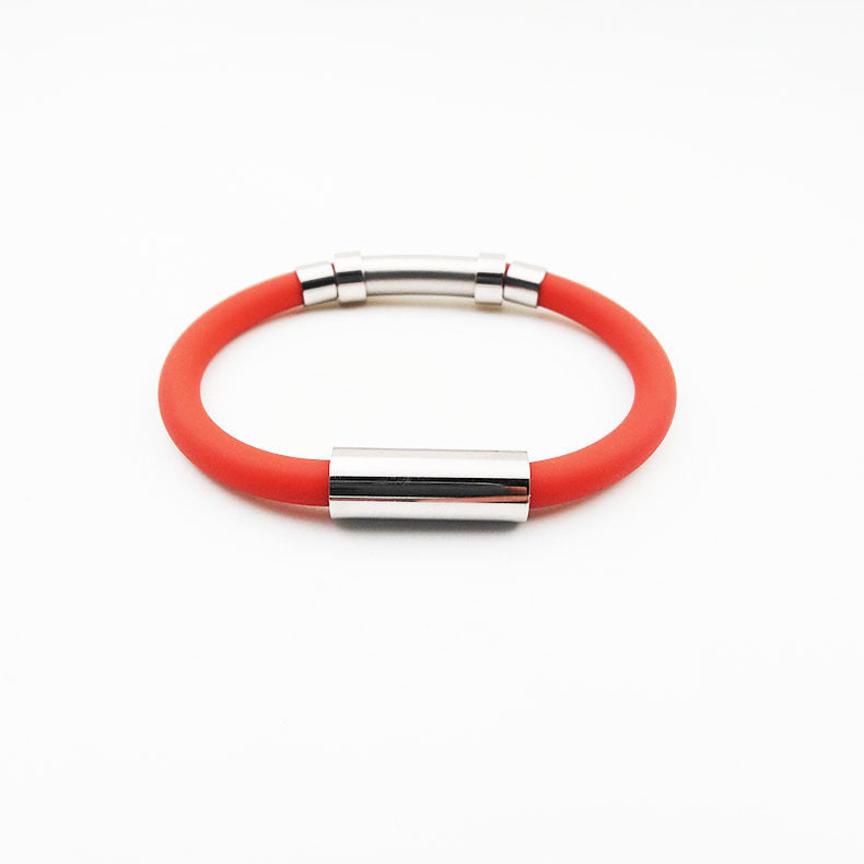 Anti-static Magnetic Snap Silicone Bracelet