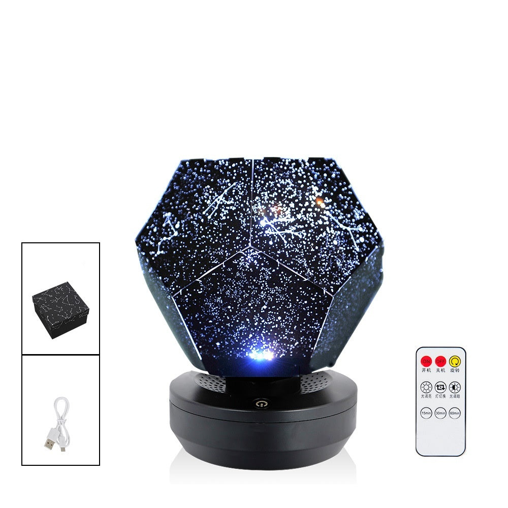 LED Starry Sky Projector Lumini de noapte 3D Proiecție de noapte Lampă de noapte USB încărcare acasă planetariu pentru copii decorațiuni dormitor iluminat