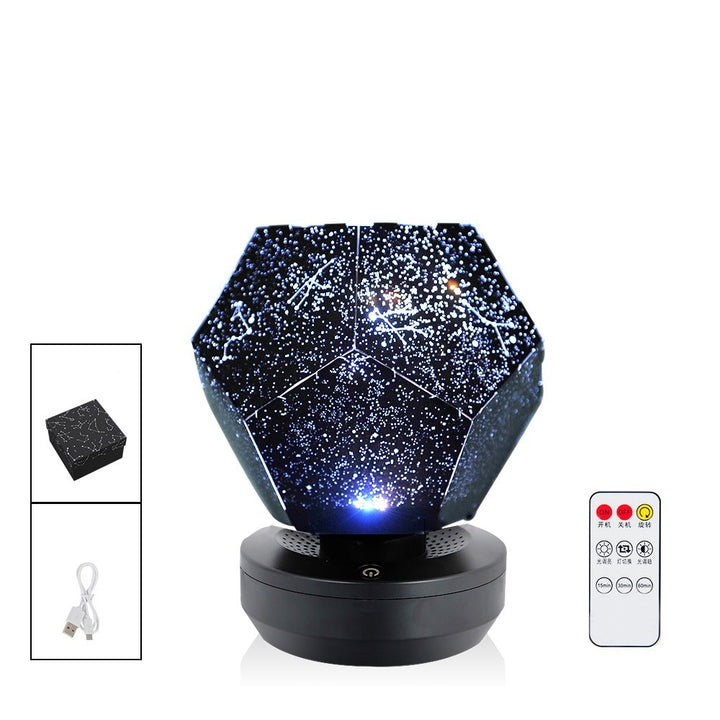 LED Starry Sky Projector Lumini de noapte 3D Proiecție de noapte Lampă de noapte USB încărcare acasă planetariu pentru copii decorațiuni dormitor iluminat