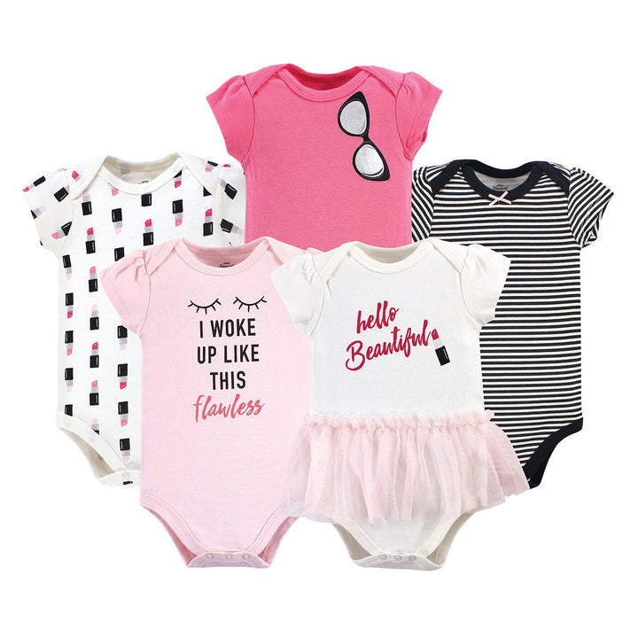 Ten pieces of random long-sleeved baby onesies