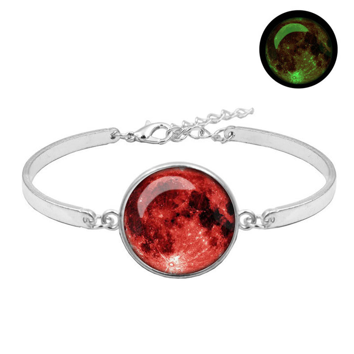 Galaxy Moon Time Gemstone Luminous Bracelet