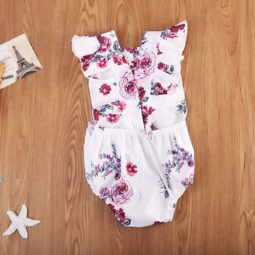 Martina Floral Romper Girls