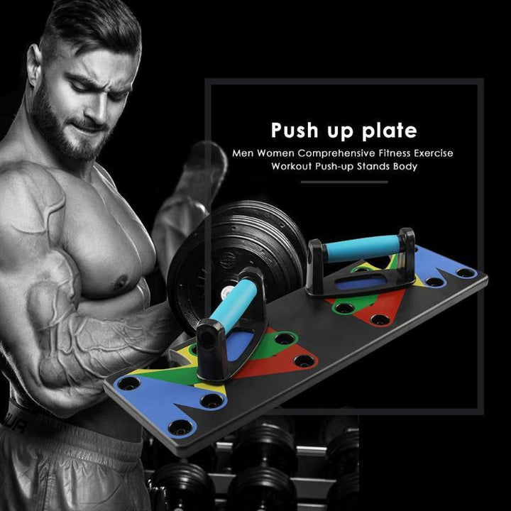 Nine Funcție Push-Up Board Bracket pentru Gymmer interior