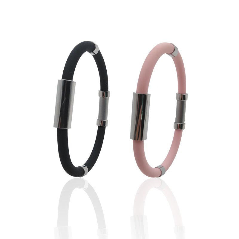 Anti-static Magnetic Snap Silicone Bracelet