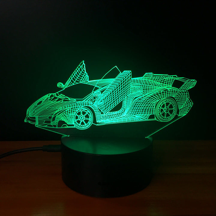 Lamborghini 3d Light Night