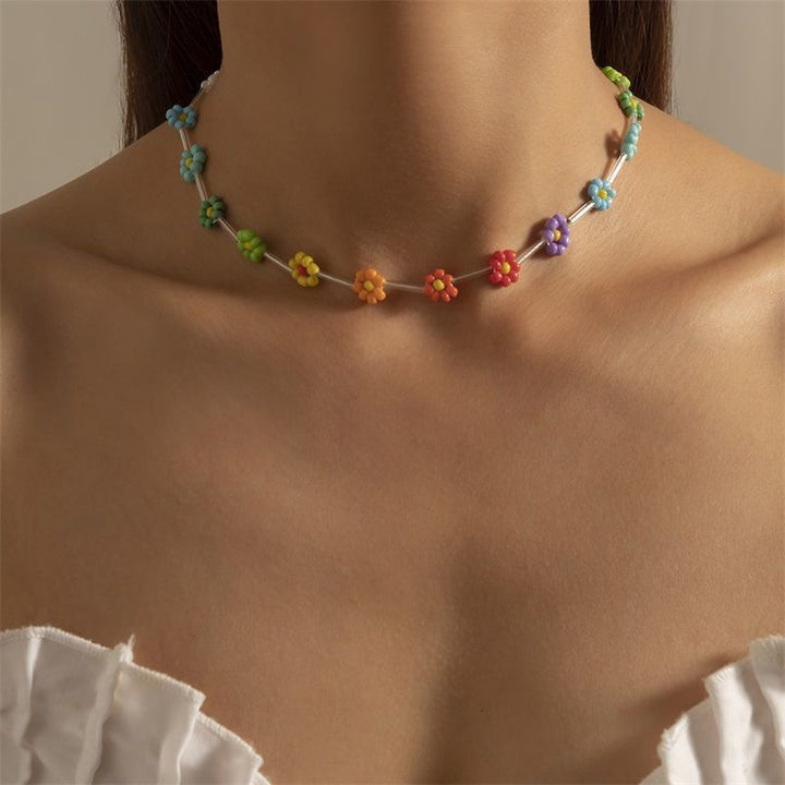 Japanese And Korean Ins Style Handmade Beaded Necklace