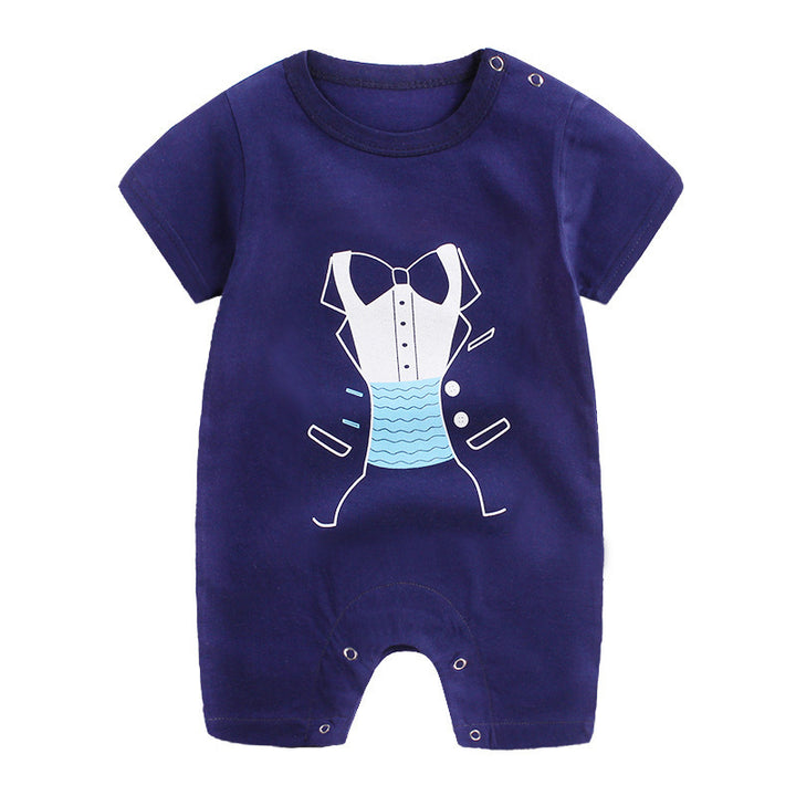 Baby one-piece clothes summer cotton