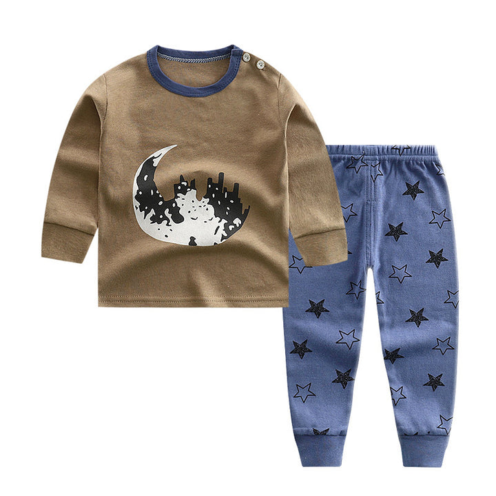 Long sleeve solid color children's clothing