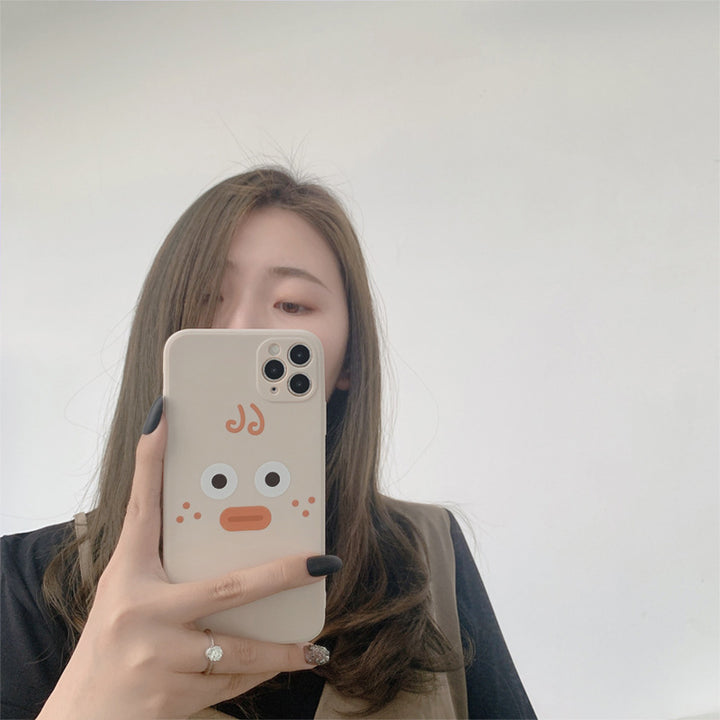 Milk Tea Bear Mobile Phone Case All-inclusive Camera