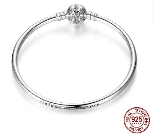 Lux 100% 925 Sterling Silver Charm Lanț Fit brățară originală Brățară pentru femei Bijuterii autentice Pulseira cadou XCHS902