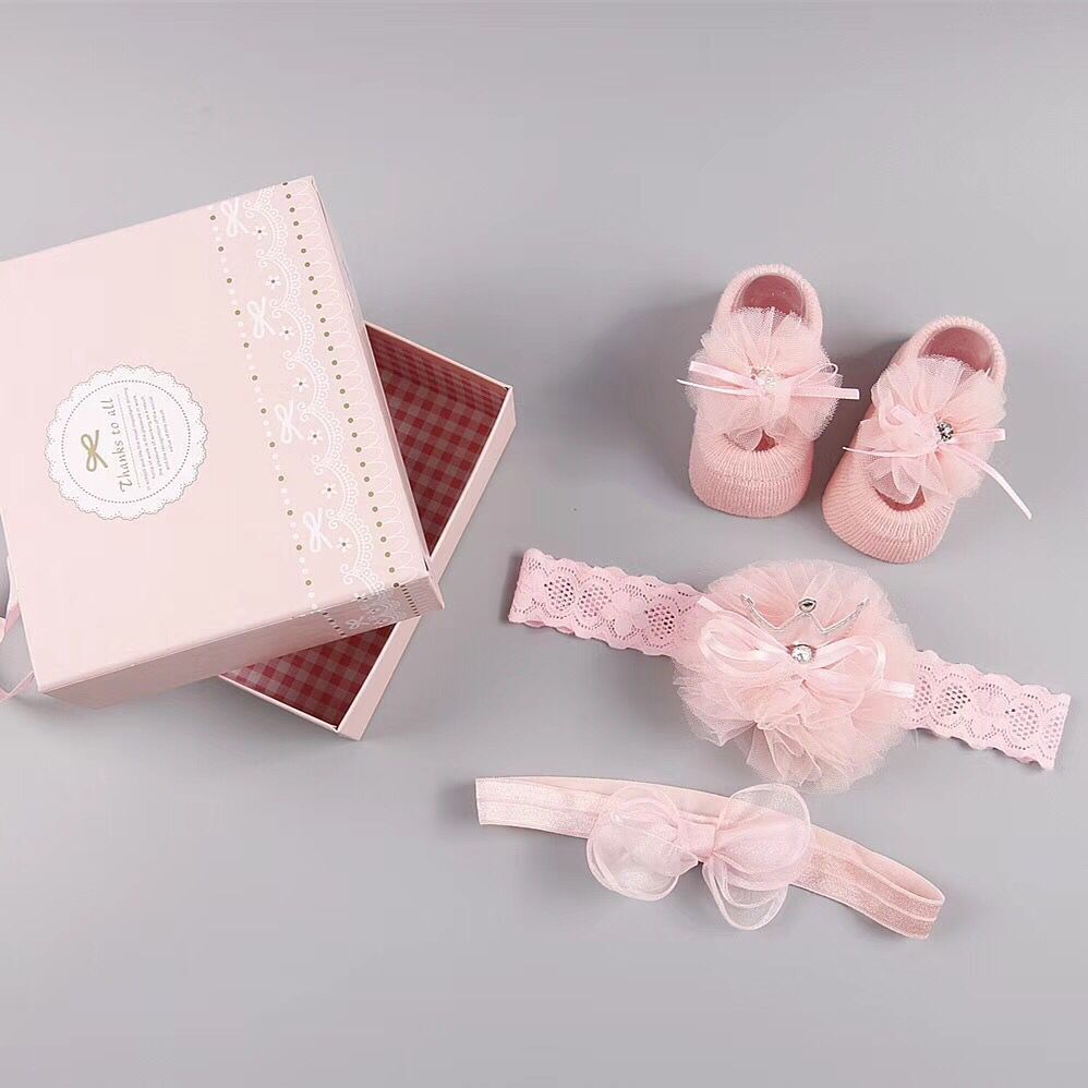 Accesorii pentru păr nou pentru copii Socks and pantofi set set