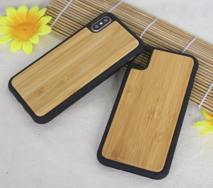 Wooden case TPU phone case