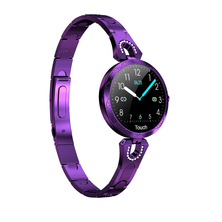 Fashion Women’s Smart Watch Dispouj de apă purtabil Monitor de frecvență cardiacă Smartwatch Sports for Women Ladies