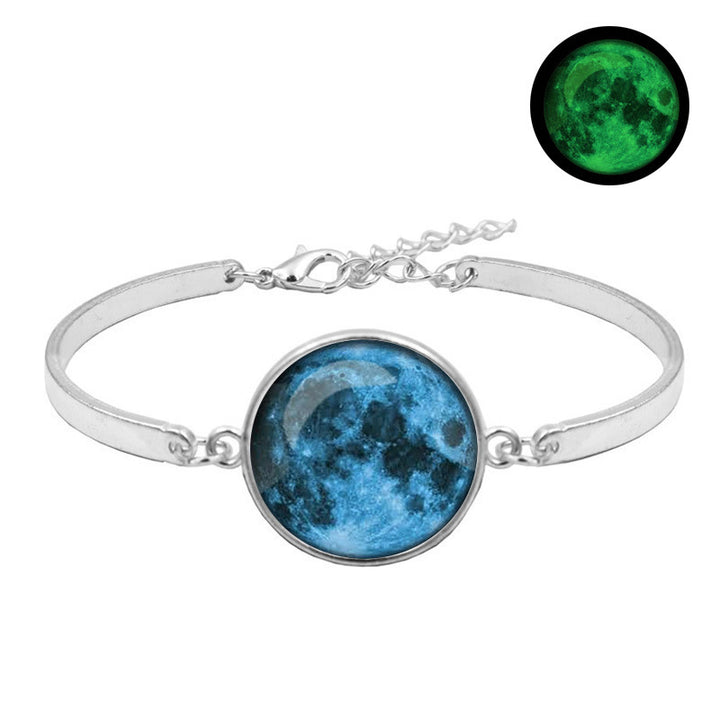 Galaxy Moon Time Gemstone Luminous Bracelet