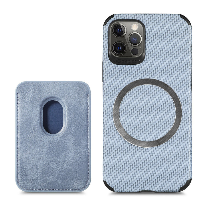 Suport pentru carduri magnetice XR Carbon Fibra Case de telefon