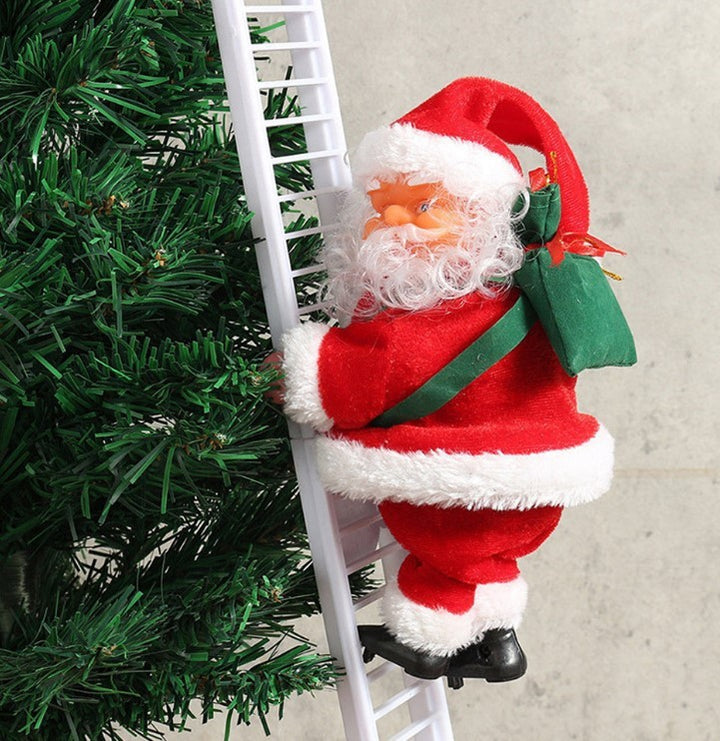 Climbing Ladder Electric Santa Claus Climbing Red Ladder Poll Jucărie