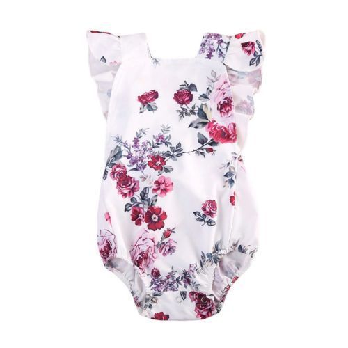 Martina Floral Romper Girls