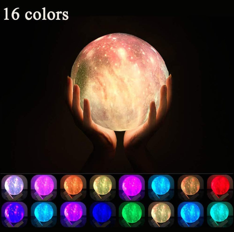 3D Printing Lunar Light Painting Creative Gift Night Light