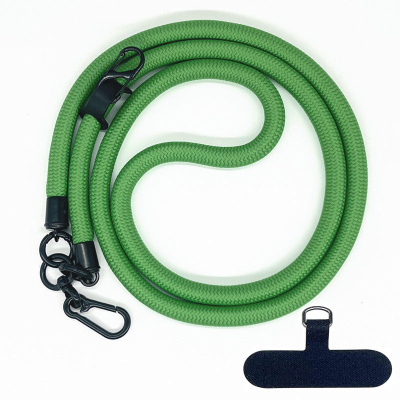 10 mm Climbing Rope Telefon mobil Garnitură Lankard Garnitură reglabilă Crossbody Telefon mobil curea cu Curea de cameră cu curea de cameră anti-pierdere a gâtului