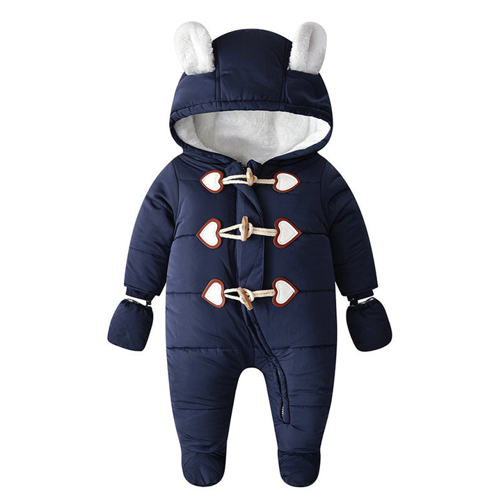 Baby Onesie Horn Buckle Hayi Baby Crawling Costum