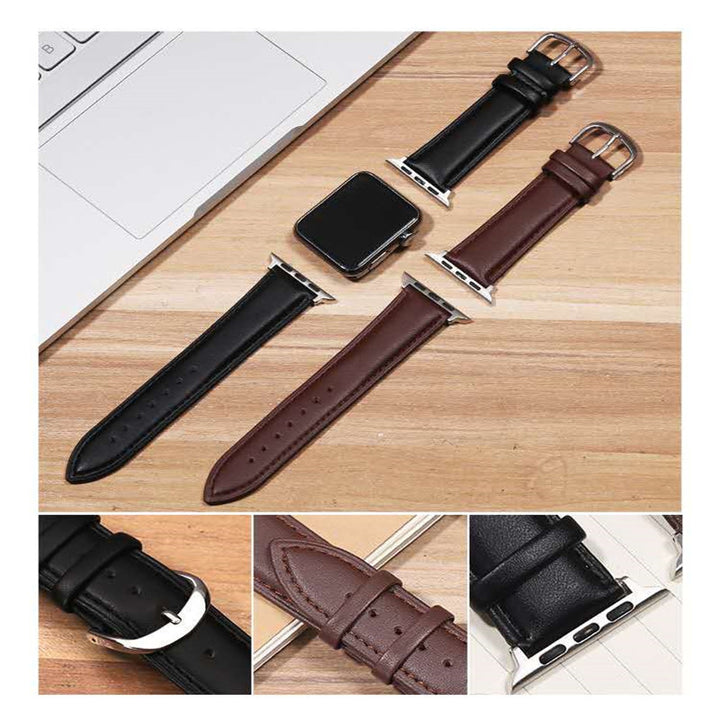 First Layer Cowhide Leather Strap Two-Color Watch Strap Wristband